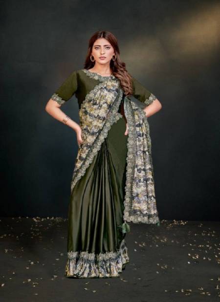 Mohmanthan 23100 Dayita By Mahotsav Satin Crepe Silk Designer Saree Wholesalers In Delhi